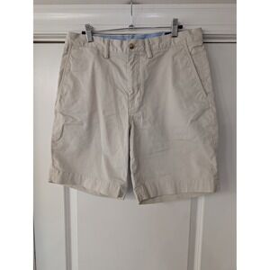 Polo Ralph Lauren Mens 32 Classic Fit Chino Shorts Tan Khaki Cotton preppy